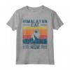 Best Cat Mom Women - Gatto Himalayano Vintage Maglietta - Regalo per Amanti dei Gatti - Ideale per Compleanno, Natale e Giornata Internazionale del Gatto