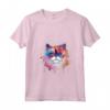Donna Splash Art Colorato con Faccia di Gatto Himalayano - Maglietta Collo a V per Amanti dei Gatti - Acquista Online Maglietta Gatto Himalayano
