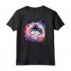 Splash Art Colorato con Faccia di Gatto Himalayano - Maglietta Moda Felina - Celebra la Bellezza dei Gatti Himalayani
