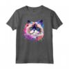 Splash Art Colorato con Faccia di Gatto Himalayano - Maglietta Moda Felina - Celebra la Bellezza dei Gatti Himalayani