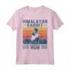 Migliori Donne della Mamma del Coniglio Himalayano - Vintage Maglietta per Amanti dei Conigli - Ideale per Compleanno, Natale e Giornata dei Conigli