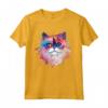 Splash Art Colorato con Faccia di Gatto Himalayano - Maglietta per Amanti dei Gatti - Design Vibrante