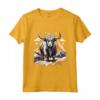 Tibet Himalaya Paesaggi Yak Costume Montagne Neve - Maglietta Souvenir con Yak per Appassionati di Escursioni
