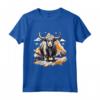 Tibet Himalaya Paesaggi Yak Costume Montagne Neve - Maglietta Souvenir con Yak per Appassionati di Escursioni