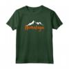 Souvenir dell'Himalaya arancione - Maglietta Trekking Everest per Escursionisti - Regalo Compleanno per Alpinisti