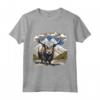 Divertente Yak Himalayano Tibet Souvenir Maglietta - Ideale per Escursioni nell'Himalaya