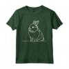 Elegant Line Art - Coniglio Himalayano Maglietta - Design Unico per Amanti degli Animali - Ideale come Regalo per Bambini e Adulti