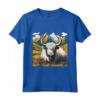 Carino Yaks Costume Himalaya Tibet Paesaggi Montagne Neve Maglietta - Souvenir Tibet Yak Escursioni Regalo Divertente