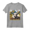 Carino Yaks Costume Himalaya Tibet Paesaggi Montagne Neve Maglietta - Souvenir Tibet Yak Escursioni Regalo Divertente
