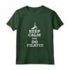 Maglietta Keep Calm And Do Pilates - Ideale per Amanti di Pilates e Yoga - Regalo per Natale e Compleanni
