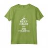 Maglietta Keep Calm And Do Pilates - Ideale per Amanti di Pilates e Yoga - Regalo per Natale e Compleanni