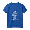 Maglietta Keep Calm And Do Pilates - Ideale per Amanti di Pilates e Yoga - Regalo per Natale e Compleanni