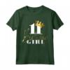 Girls 11th Birthday Princess Happy Birthday Maglietta - Queens Crow Shirt for Girls - Perfect Gift for 11 Year Old - Roller Skating Themed Tee