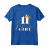 Girls 11th Birthday Princess Happy Birthday Maglietta - Queens Crow Shirt for Girls - Perfect Gift for 11 Year Old - Roller Skating Themed Tee