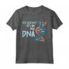 Ice Hockey Is In My DNA Funny Sports Player Goalie Men Boys Maglietta - Perfect Gift Idea for Ice Hockey Lovers - Winter Sports Apparel for Dad, Mom, Son, Daughter