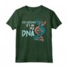Ice Hockey Is In My DNA Funny Sports Player Goalie Men Boys Maglietta - Perfect Gift Idea for Ice Hockey Lovers - Winter Sports Apparel for Dad, Mom, Son, Daughter