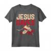 Jesus Saves Ice Hockey Goalie Sport Religious Christian Gift Maglietta - Perfect Christian Gift for Athletes and Fans