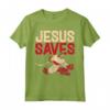 Jesus Saves Ice Hockey Goalie Sport Religious Christian Gift Maglietta - Perfect Christian Gift for Athletes and Fans