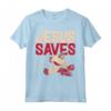 Jesus Saves Ice Hockey Goalie Sport Religious Christian Gift Maglietta - Perfect Christian Gift for Athletes and Fans