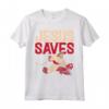 Jesus Saves Ice Hockey Goalie Sport Religious Christian Gift Maglietta - Perfect Christian Gift for Athletes and Fans