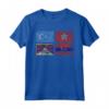 HapTiger FLAG Maglietta - Free East Turkestan Tibet Inner Mongolia - Sostegno Diritti Umani CCP
