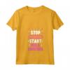 Donna Stop Dreaming Start Hula Hooping - Maglietta Hula Hooping con Collo a V - Design Esperto di Cerchi