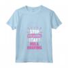 Donna Stop Dreaming Start Hula Hooping - Maglietta Hula Hooping con Collo a V - Design Esperto di Cerchi