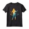 Divertente Hula Hooping Performer Girl - Silhouette Maglietta - Ideale per Ballerini e Amanti dell'Hula Hooping - Mostra la tua Passione per il Cerchio!