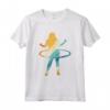 Divertente Hula Hooping Performer Girl - Silhouette Maglietta - Ideale per Ballerini e Amanti dell'Hula Hooping - Mostra la tua Passione per il Cerchio!