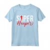 Super Hooper Divertente - Maglietta Hula Hooping con Design Cerchio - Ideale per Allenamenti e Feste a Tema Hula Hoop