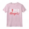 Super Hooper Divertente - Maglietta Hula Hooping con Design Cerchio - Ideale per Allenamenti e Feste a Tema Hula Hoop