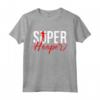 Super Hooper Divertente - Maglietta Hula Hooping con Design Cerchio - Ideale per Allenamenti e Feste a Tema Hula Hoop