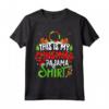 Hooping Christmas Pajama Shirt - Xmas Party Maglietta for Men, Women, Kids, and Boys - Perfect Christmas Gift Idea