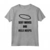 Hula Hoop - Sexy Moves E Hula Hoops - Retro Vintage Maglietta per Fitness e Ginnastica - Regalo Sportivo