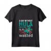 Donna Un Giorno Senza Hula Hooping Ama Hula Hoop Fitness Hooping Maglietta con Collo a V - Design a Cerchio - Citazione Motivazionale