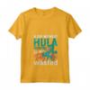 Donna Un Giorno Senza Hula Hooping Ama Hula Hoop Fitness Hooping Maglietta con Collo a V - Design a Cerchio - Citazione Motivazionale