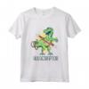 Divertente Hula Hooping Velociraptor Maglietta - Design Unico ispirato ai Dinosauri e Fitness