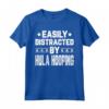 Funny Easily Distracted By Hula Hooping - Hula Hooper Maglietta for Mom, Dad, Aunt - Great Gift Idea