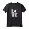 Lettering Hula Hoop LOVE Hooping Maglietta - Ideale Regalo per Amanti dell'Hula Hoop e Fitness