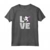 Lettering Hula Hoop LOVE Hooping Maglietta - Ideale Regalo per Amanti dell'Hula Hoop e Fitness