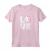 Lettering Hula Hoop LOVE Hooping Maglietta - Ideale Regalo per Amanti dell'Hula Hoop e Fitness