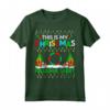 Hula Hoop Dancing Christmas Pajama Shirt - Hooping Xmas Maglietta - Ideale per Regali Divertenti