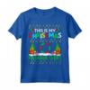 Hula Hoop Dancing Christmas Pajama Shirt - Hooping Xmas Maglietta - Ideale per Regali Divertenti