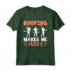 Hooping Mi Fa Succosa Umorismo Adulto Hula Hooping Hobby Maglietta - Mangiare, Dormire, Hula Ripetere - Ideale per Bambini e Adulti