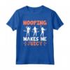 Hooping Mi Fa Succosa Umorismo Adulto Hula Hooping Hobby Maglietta - Mangiare, Dormire, Hula Ripetere - Ideale per Bambini e Adulti