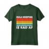 Hula Hooping Vintage | Uomo Donna Retro Hula Hooper Maglietta - Design Tramonto - Regalo Unico per Hula Hoopers