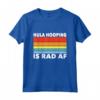 Hula Hooping Vintage | Uomo Donna Retro Hula Hooper Maglietta - Design Tramonto - Regalo Unico per Hula Hoopers