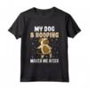 My Dog And Hooping - Hula Hooping Lover Maglietta - Design Unico per Hobby e Professionisti - Ideale per Feste a Tema