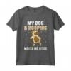 My Dog And Hooping - Hula Hooping Lover Maglietta - Design Unico per Hobby e Professionisti - Ideale per Feste a Tema