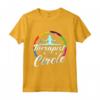 My Therapist Is A Circle Loves Hula Hooping - Allenamento Maglietta con Divertente Design a Cerchio - Ideale per Amanti dell'Hula Hoop